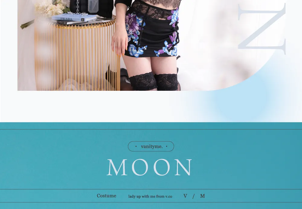 3点セット】MOON BUNNY ムーンバニーブラック [華ちゃん着用