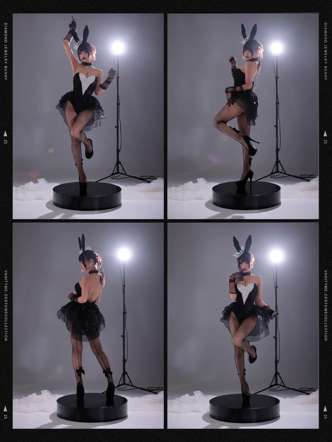 diamond jewelry bunny ダイアモンドジュエリーバニー ハイレグ ブラック vcsbn-250240