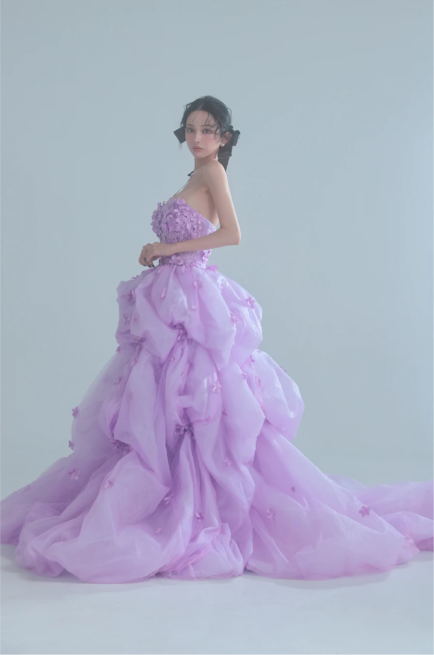 ラヴァンド・フルール・クチュール ロングドレス