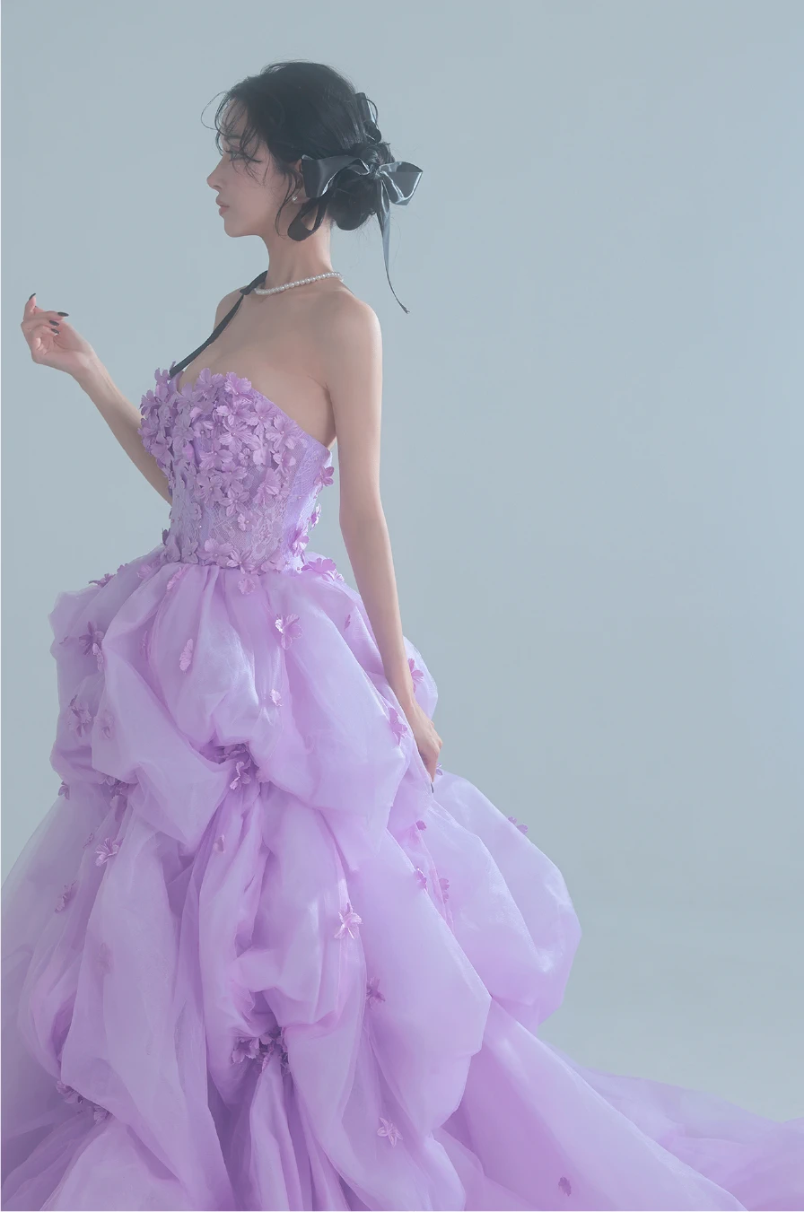 ラヴァンド・フルール・クチュール ロングドレス