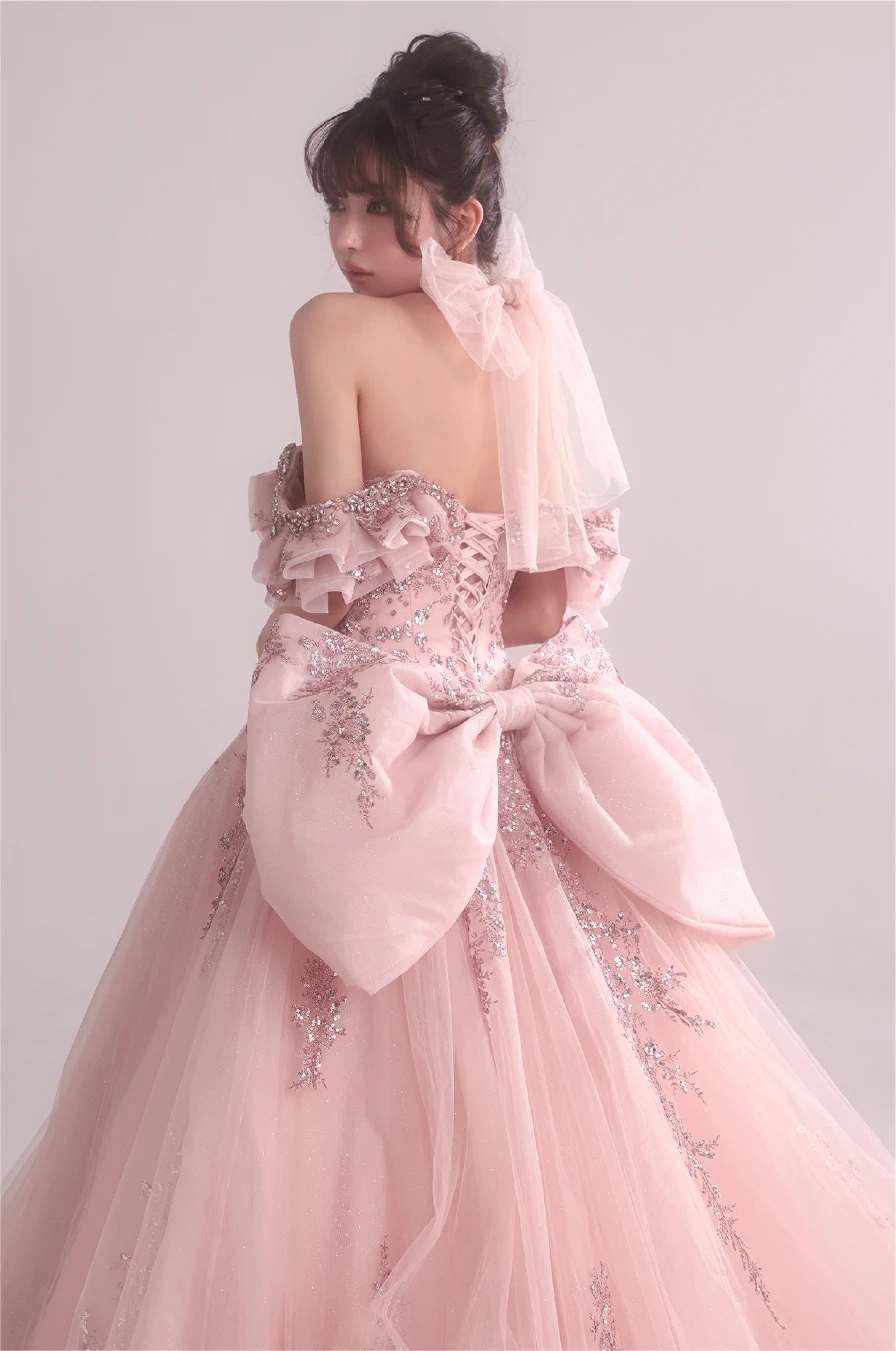 ダスティ・ローズ・クチュール ロングドレス