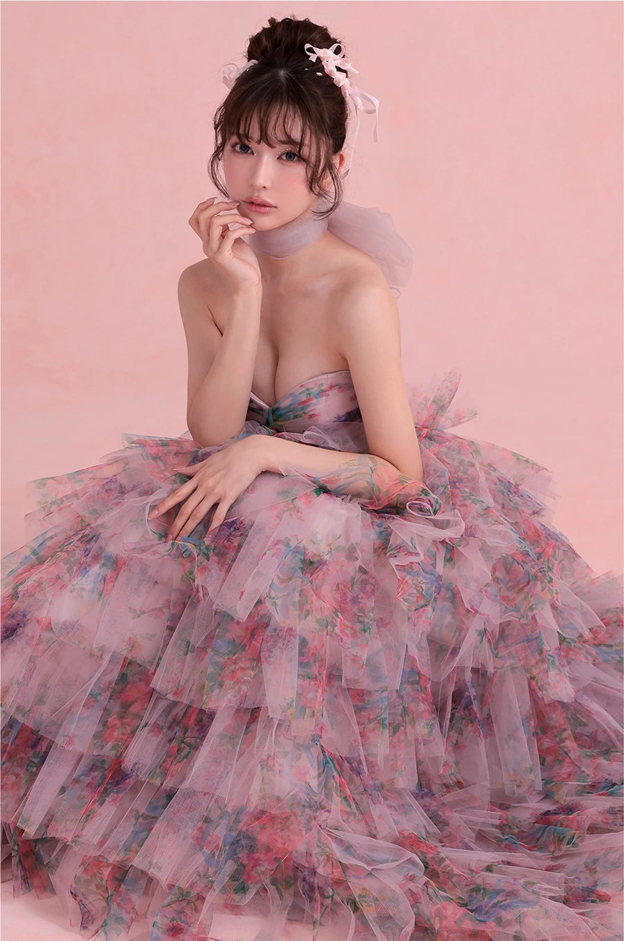 ジャルダン・フルール・クチュール ロングドレス