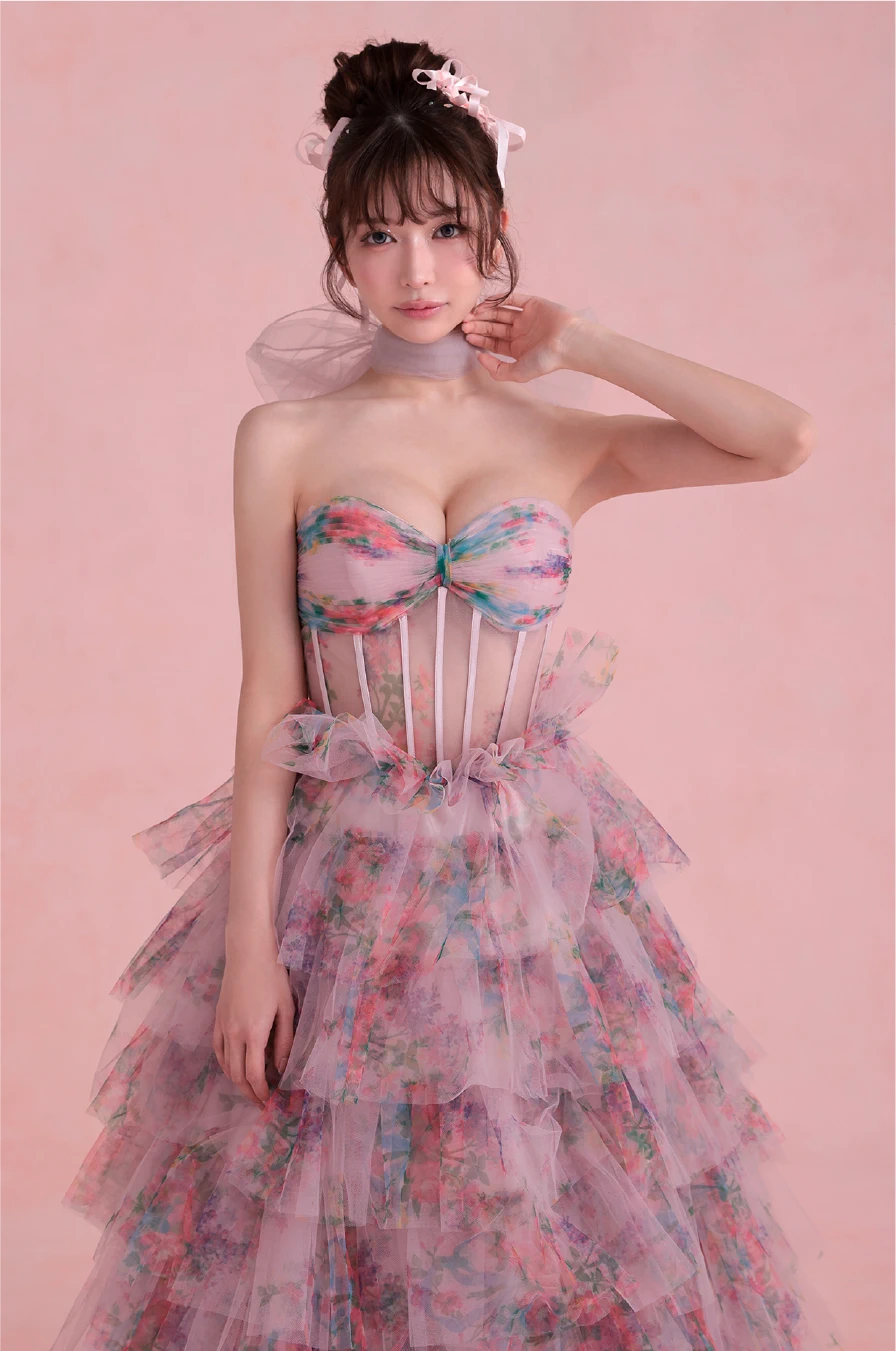 ジャルダン・フルール・クチュール ロングドレス