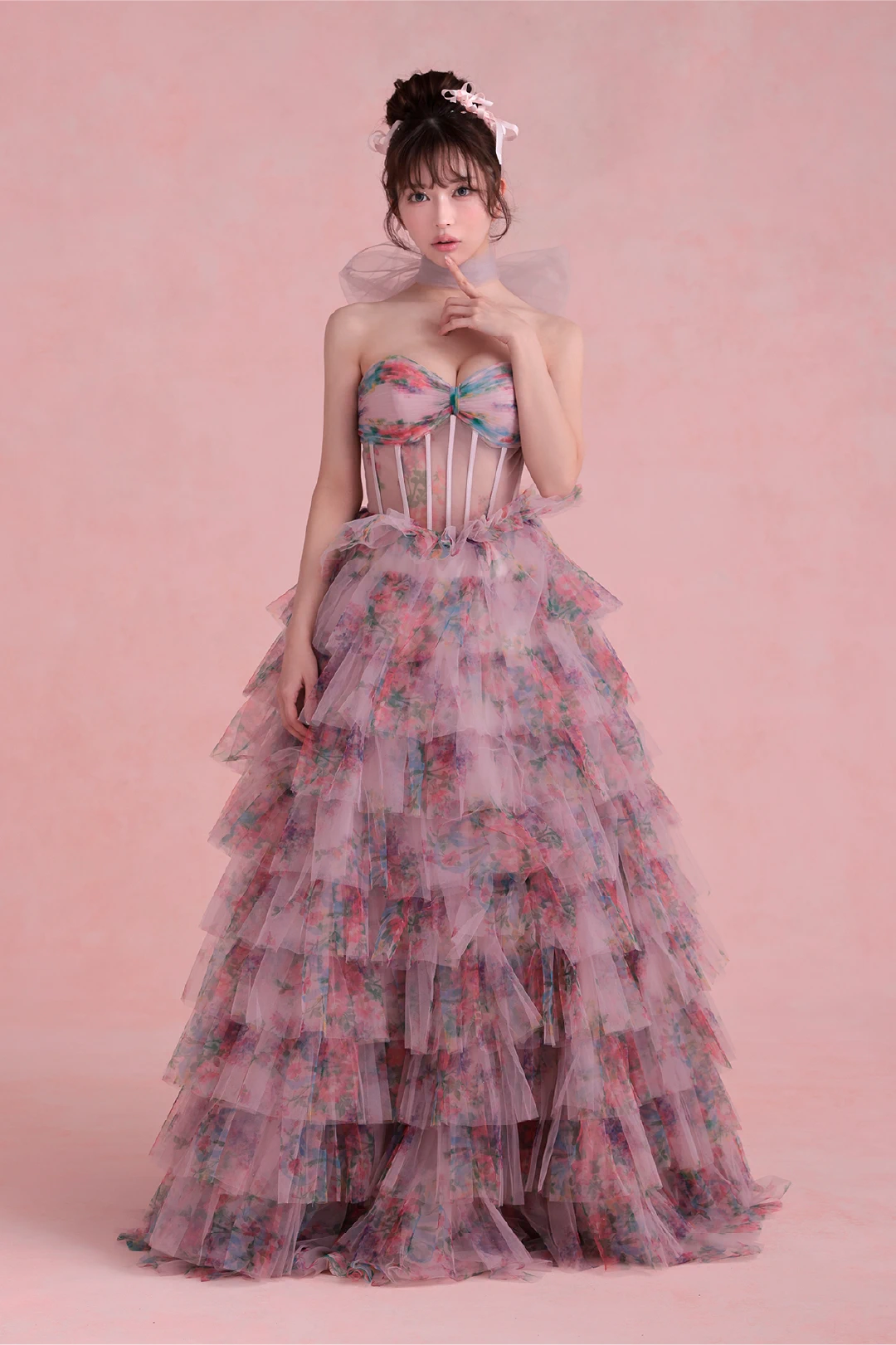 ジャルダン・フルール・クチュール ロングドレス