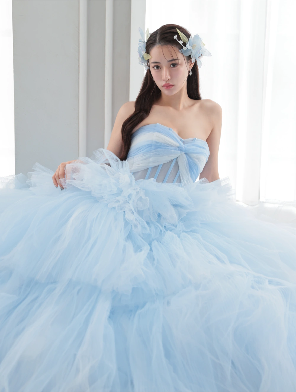 vanityME.couture カラードレス フリルデザイン ご注文後、40日前後で入荷予定》vanityME.couture. バニティミー