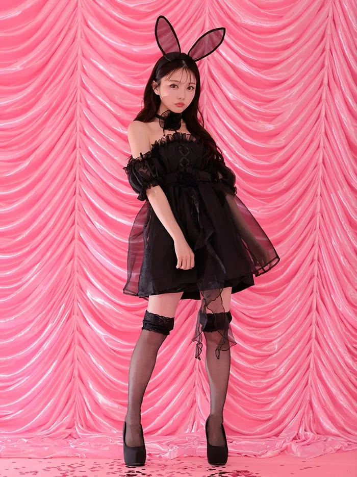 うんちゃぴ【HowSweetヘリン&ハニ新品未開封】 6点セット】Flower Tulle BUNNY Romantic Chiffon フラワー