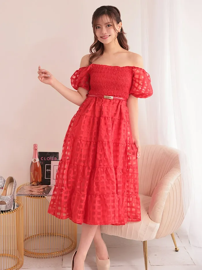 【mjページ】ワンピース SLY | FLOATING CLOTH RIBBON N／S ショートワンピース
