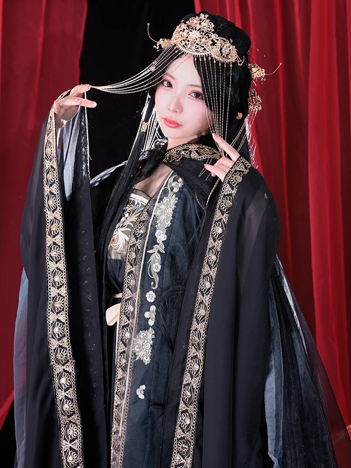 4点セット】西太后｜中国コスプレ・漢服衣装 ブラック vcsot