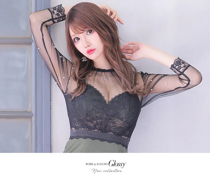 ROBE de FLEURS SALE】Glossy ローブドフルールグロッシー オリーブ