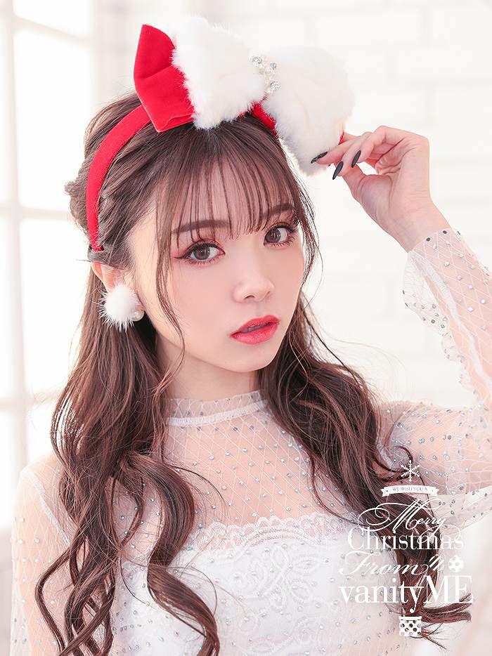 サンタリボンカチューシャ クリスマス コスプレ 衣装 仮装 サンタコスチューム Vcsit コスプレ キャバドレス公式通販 Vanityme