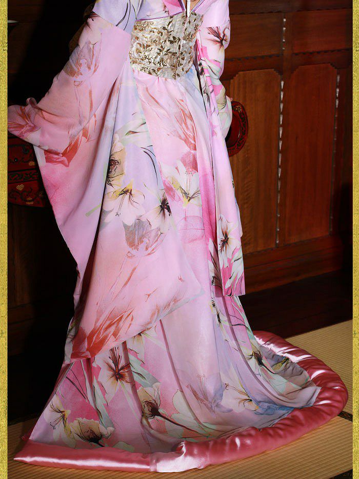 花魁コスチューム桜花魁 天女のような淡い薄ピンク和柄 Vanityme. 花魁コスチューム桜花魁 天女のような淡い薄ピンク和柄 Vanityme