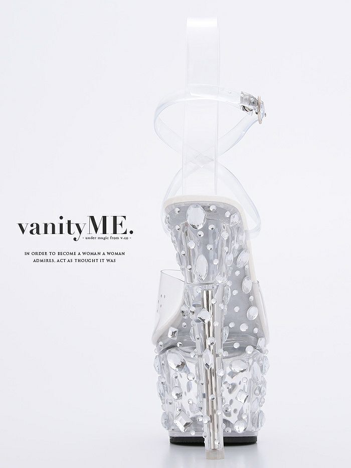 vanityME.オリジナル ＴＲＡＴＴＯ サンダル クリア