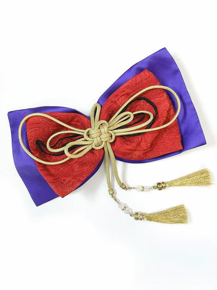花魁 RIBBON 紫×赤 コスプレアイテム コスプレ コスチューム