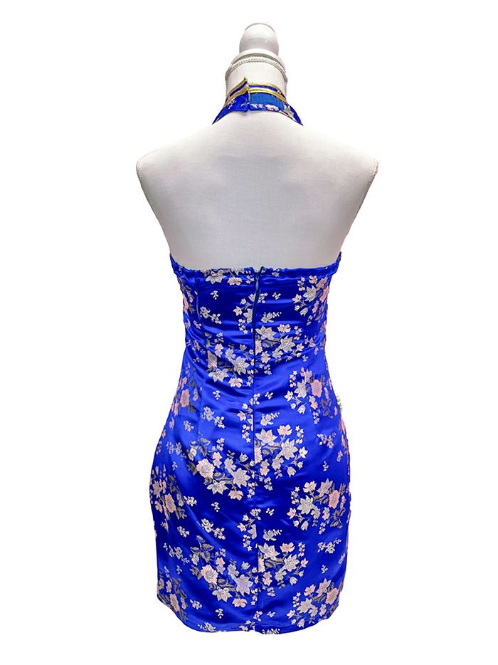 China dress チャイナドレス 青 vcsot-23789-1 | コスプレ・キャバ
