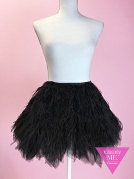 vanityME.オリジナルフェザースカート （ホワイト・ ・レッド・パープル）フリーサイズ コスプレ コスチューム