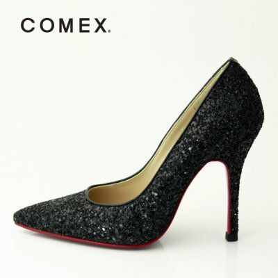 COMEX♡ラメポインテッドトゥハイヒール コメックス COMEX パンプス ハイヒール ポインテッドトゥ