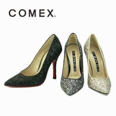 COMEX♡ラメポインテッドトゥハイヒール コメックス COMEX パンプス ハイヒール ポインテッドトゥ