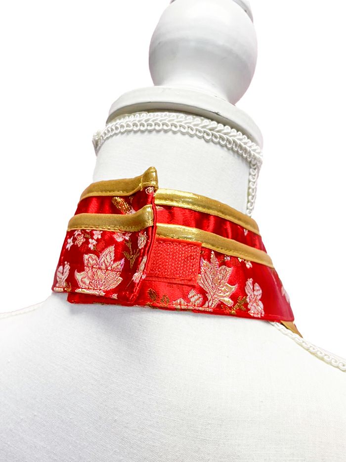 2点セット】China dress チャイナドレス 赤（髪飾り付き） vcsot
