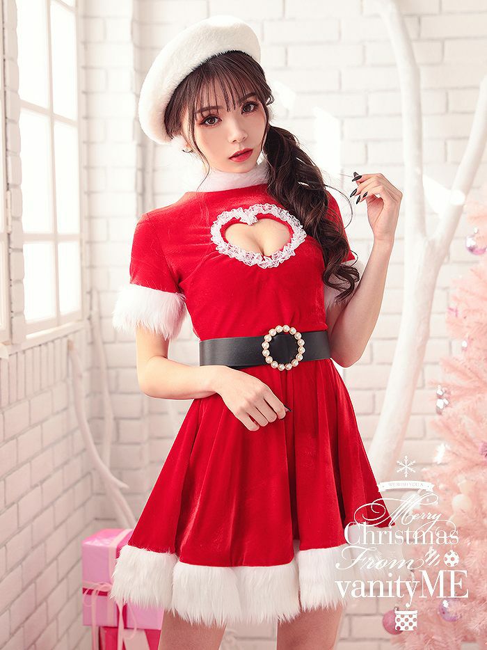 Velvet santa ベルベットサンタ レッド コスプレ サンタコスチューム