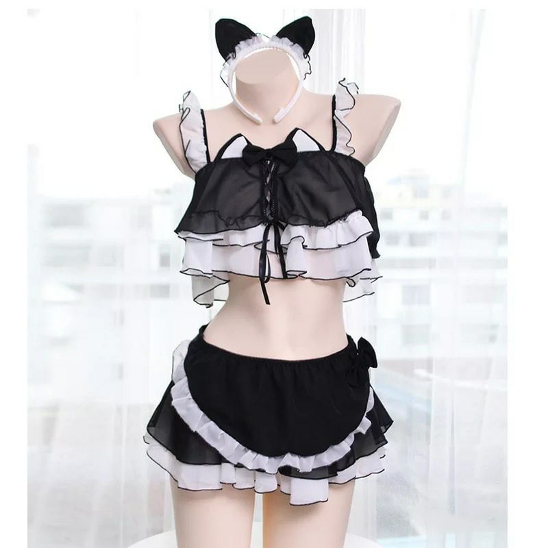 MILK. ラブリー キャット メイド ランジェリーコスチューム MILK コスプレ コスチューム