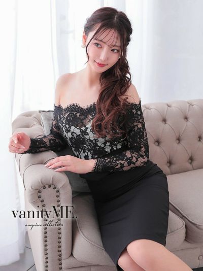 vanityME. オフショルダー レース 長袖 タイト ミニドレス ワンピース