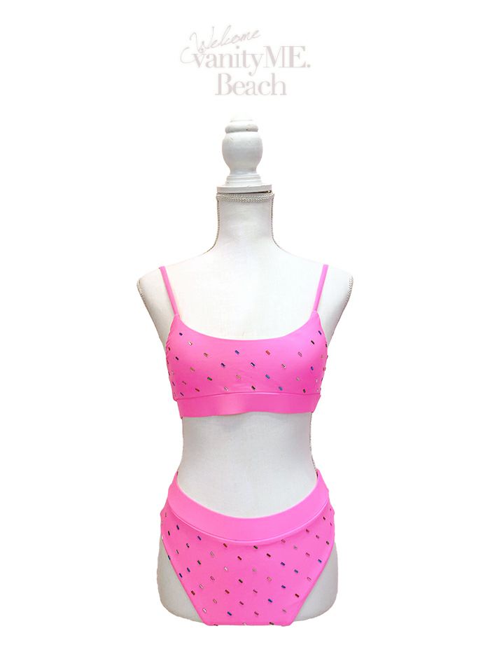 水着 カラフルビジュビキニ