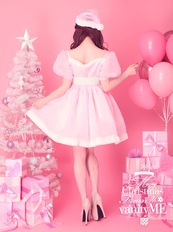 Pink macaron ピンクマカロンサンタ ピンククリスマス サンタコスチューム