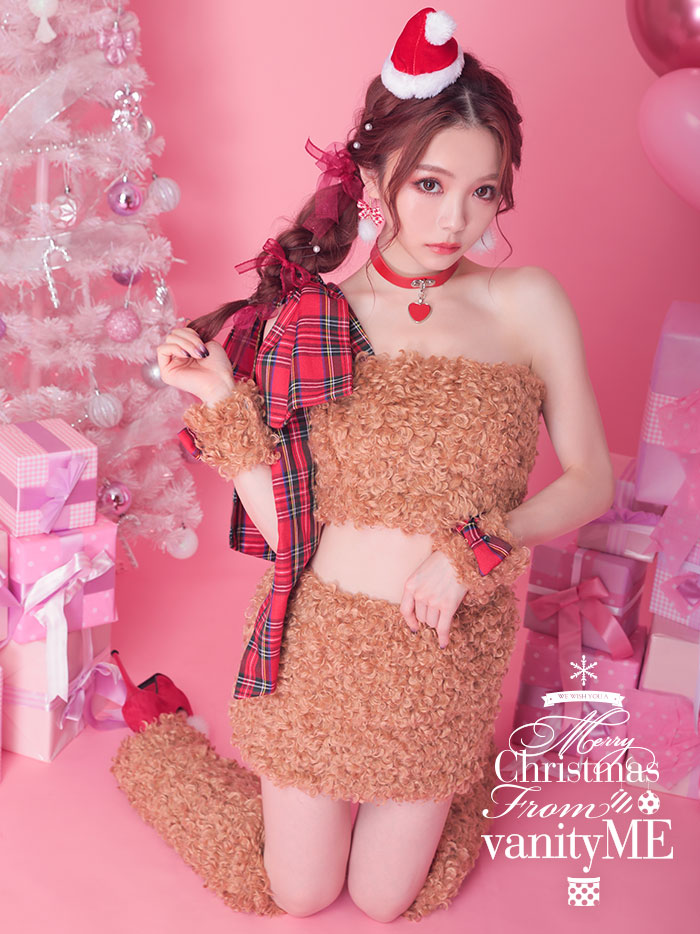 TEDDY BEAR SANTA  テディーベアサンタ ブラウンクリスマス サンタコスチューム