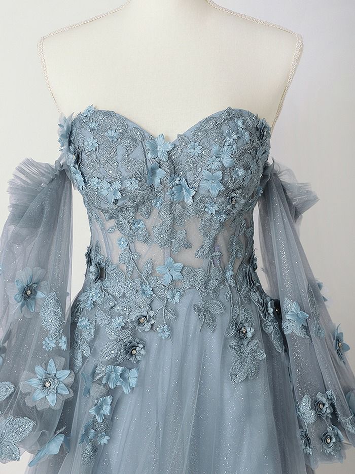 vanityME.couture.バースデードレス 2WAY ふわふわ パフ袖オフショルインポート シンデレラ ロングドレス