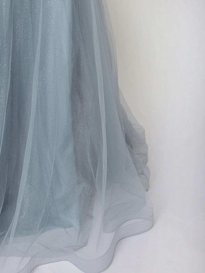 vanityME.couture.バースデードレス 2WAY ふわふわ パフ袖オフショルインポート シンデレラ ロングドレス