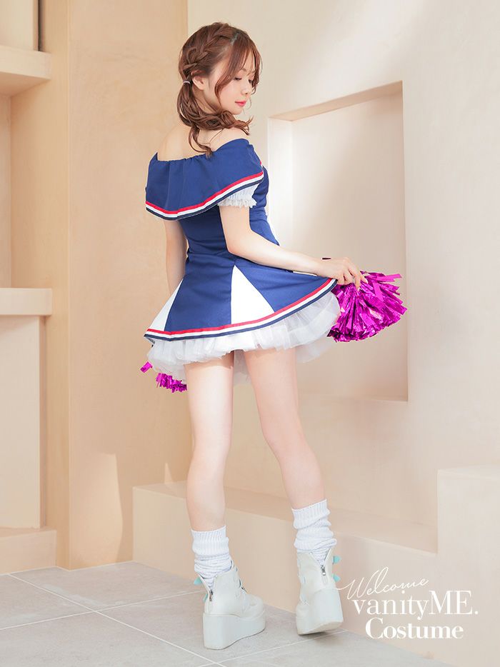 CHEER Girl [ネイビー] コスプレ コスチューム