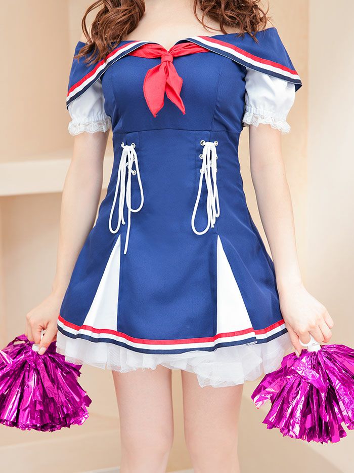 CHEER Girl [ネイビー] コスプレ コスチューム