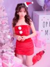 RED SANTA タイト サンタ コスプレ サンタコスチューム