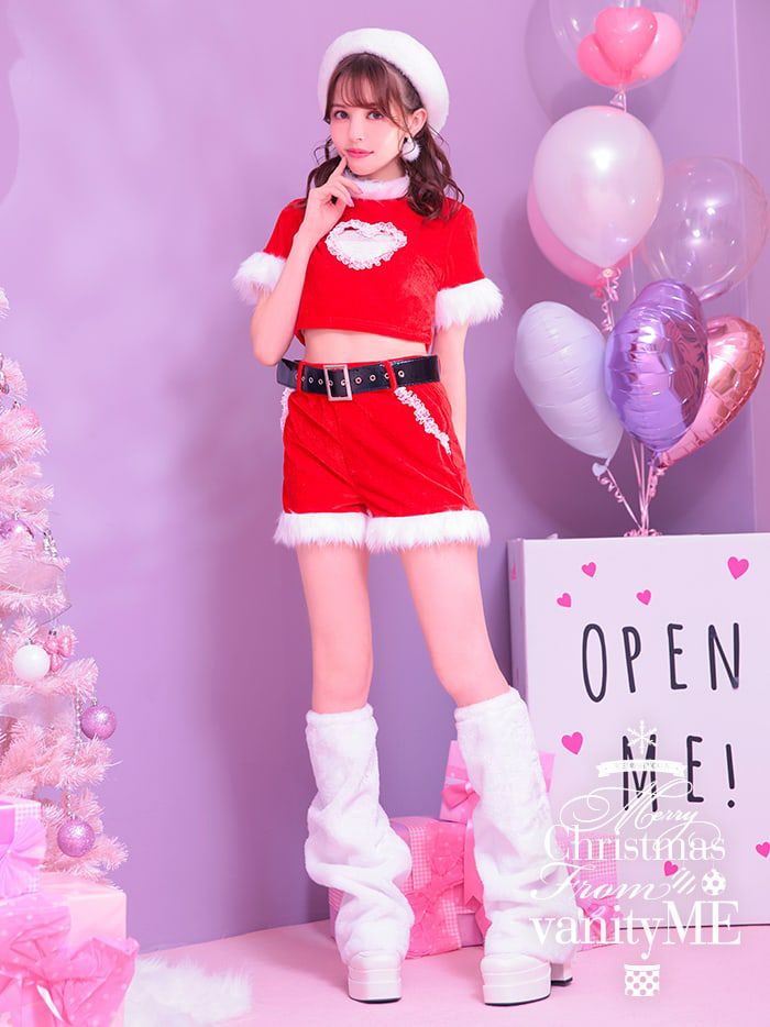 Velvet PANTS SANTA ベルベットパンツ サンタ コスプレ サンタコスチューム