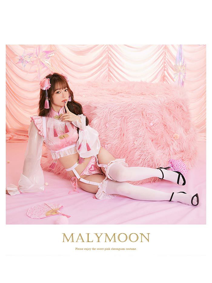 Malymoon/マリームーン パステルハーネスチャイナ セクシーランジェリーコスプレ コスチューム