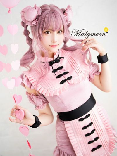 Malymoon/マリームーン チャイナメイドコスプレ コスチューム