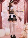 Malymoon/マリームーン 姫宮まほれコラボ 透け感メイド コスプレ コスチューム