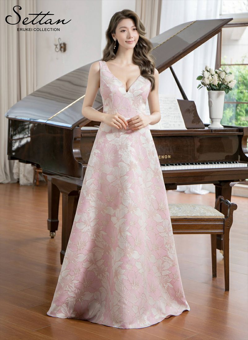 ERUKEI エルケイ SETTAN アンセッタン ブルー・総レース・七分袖・V  