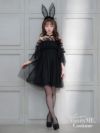 Tulle Dress BUNNY チュールドレスバニー[ブラック] 