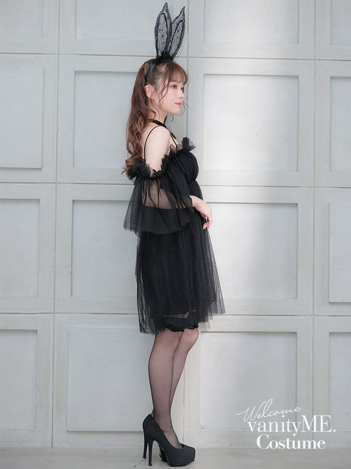 Tulle Dress BUNNY チュールドレスバニー[ブラック] 