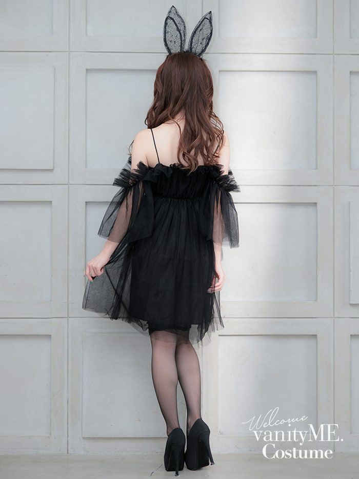 Tulle Dress BUNNY チュールドレスバニー[ブラック] 