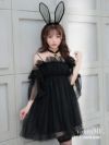 Tulle Dress BUNNY チュールドレスバニー[ブラック] 