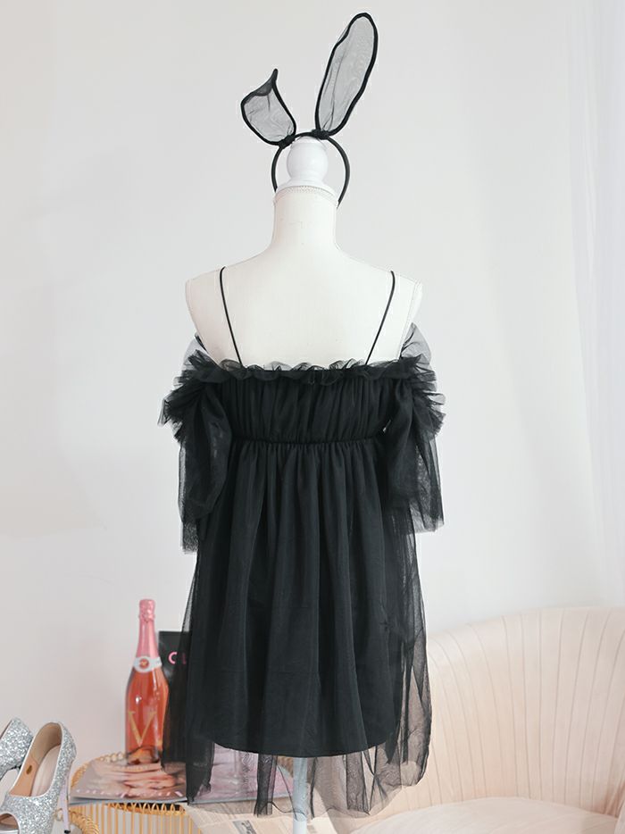 Tulle Dress BUNNY チュールドレスバニー[ブラック] 