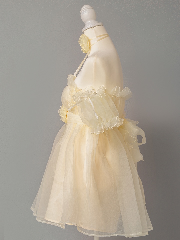 【6点セット】Flower Tulle BUNNY フラワーチュールバニー[アイボリー] vcsbn-23341