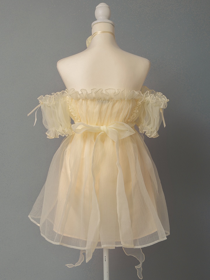 【6点セット】Flower Tulle BUNNY フラワーチュールバニー[アイボリー] vcsbn-23341