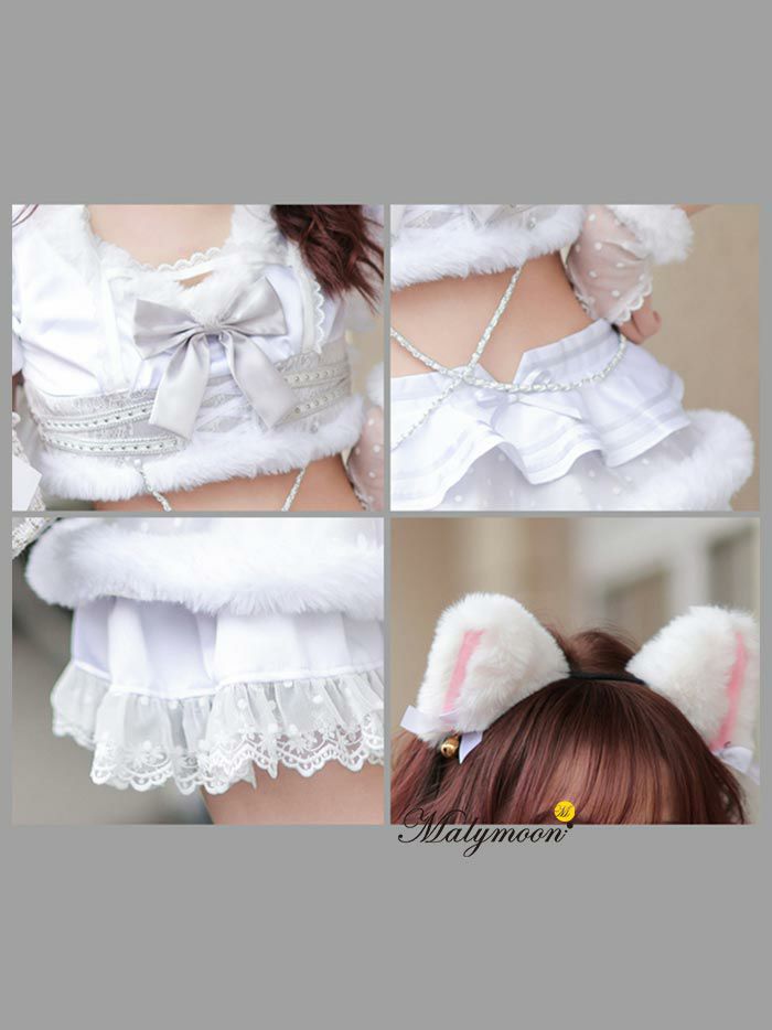 Amazon.co.jp: [Malymoon] コスプレ ャット ネコ 猫 ねこ ファー