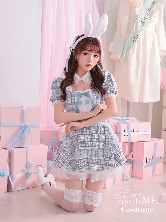 【3点セット】Cheeky Pastel Bunny ブルー vcsbn-10216bu-4