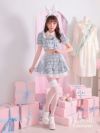 【3点セット】Cheeky Pastel Bunny ブルー vcsbn-10216bu-4