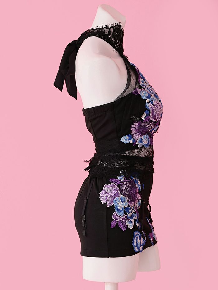 【3点セット】MOON BUNNY ムーンバニーブラック [みみちゃん着用] vcsbn-230471-mi