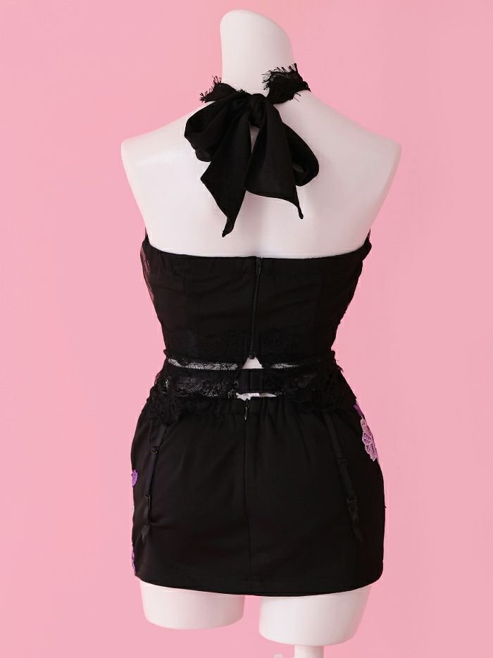 【3点セット】MOON BUNNY ムーンバニーブラック [みみちゃん着用] vcsbn-230471-mi